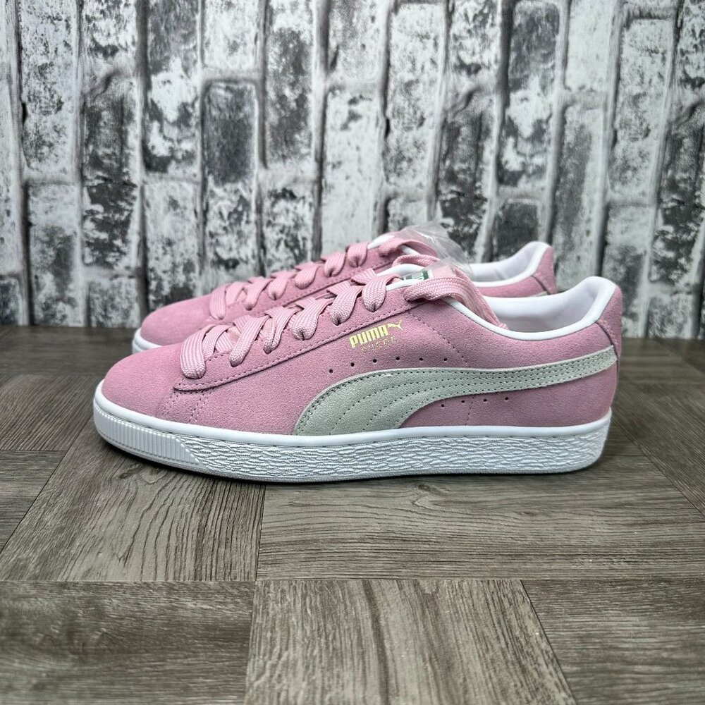🌟🌟NIB AWESOME🌟🌟Puma Suede Classic XXI Jr Youth size 6.5y/Women size 8 Pink - Picture 6 of 9
